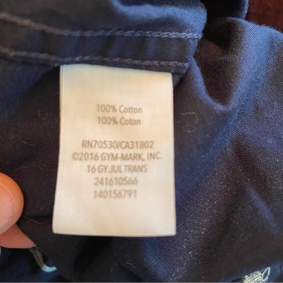 Gymboree shirt button up long sleeve dinosaur skeletons - Picture 6 of 8